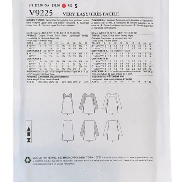 Vogue | shirt pattern  - Picture 2 of 2